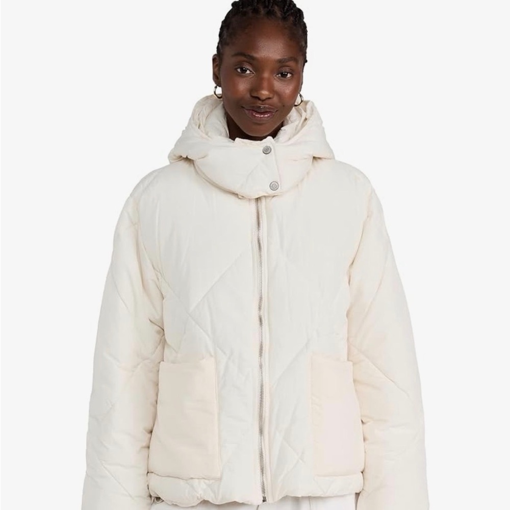 Free People Cream Puffer Jacket - SOLD OUT ONLINE